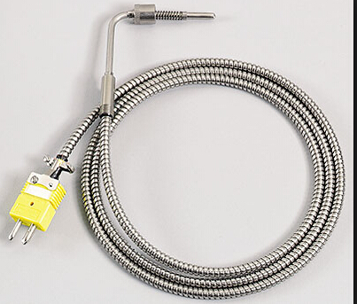 Type J K Fixed bayonet style thermocouple for plastic and packaging industry