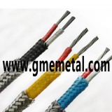 Metal Overbraid Thermocouple Wire (Fiberglass Insulated)